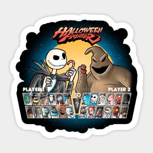 Halloween fighter Sticker